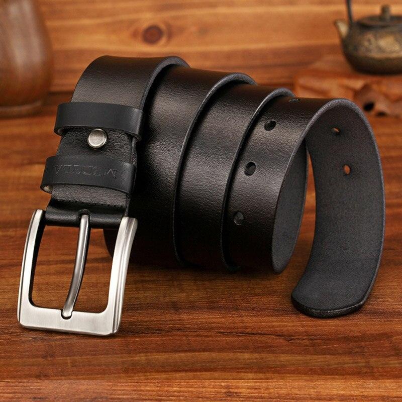 "Ceinture en cuir pour homme : qualité supérieure et style classique" Black 01