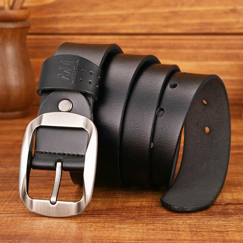 "Ceinture en cuir pour homme : qualité supérieure et style classique" Black 03