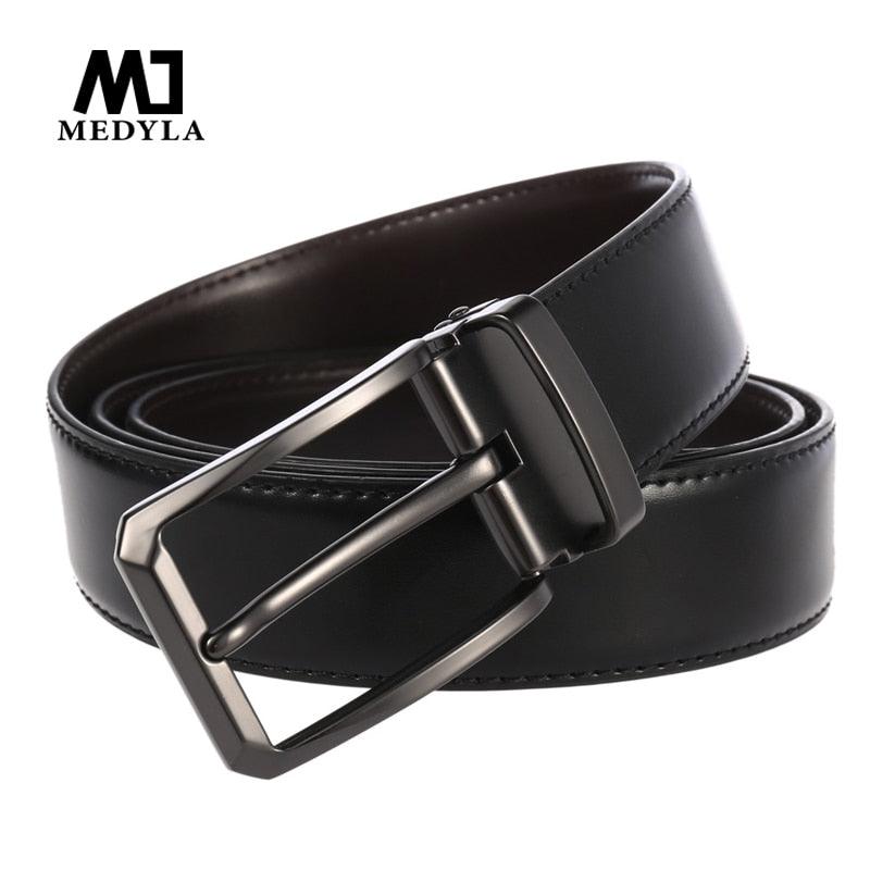 Ceinture en cuir véritable pour homme