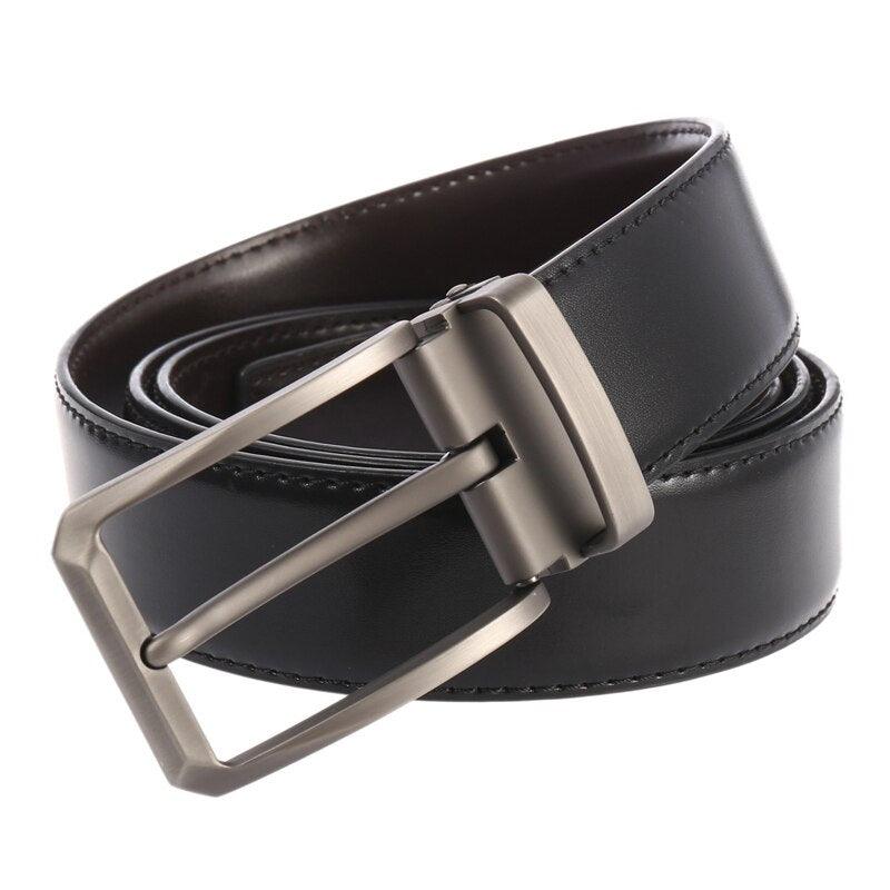 Ceinture en cuir véritable pour homme