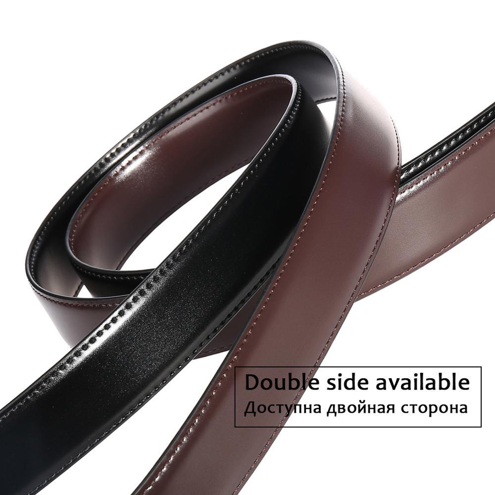 Ceinture en cuir véritable pour homme