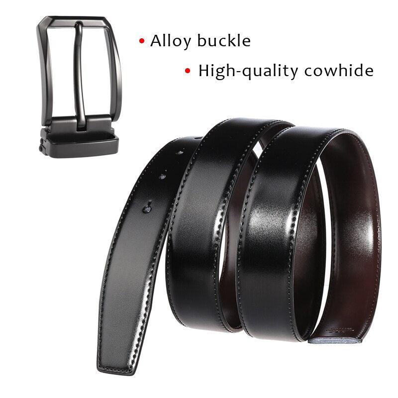 Ceinture en cuir véritable pour homme
