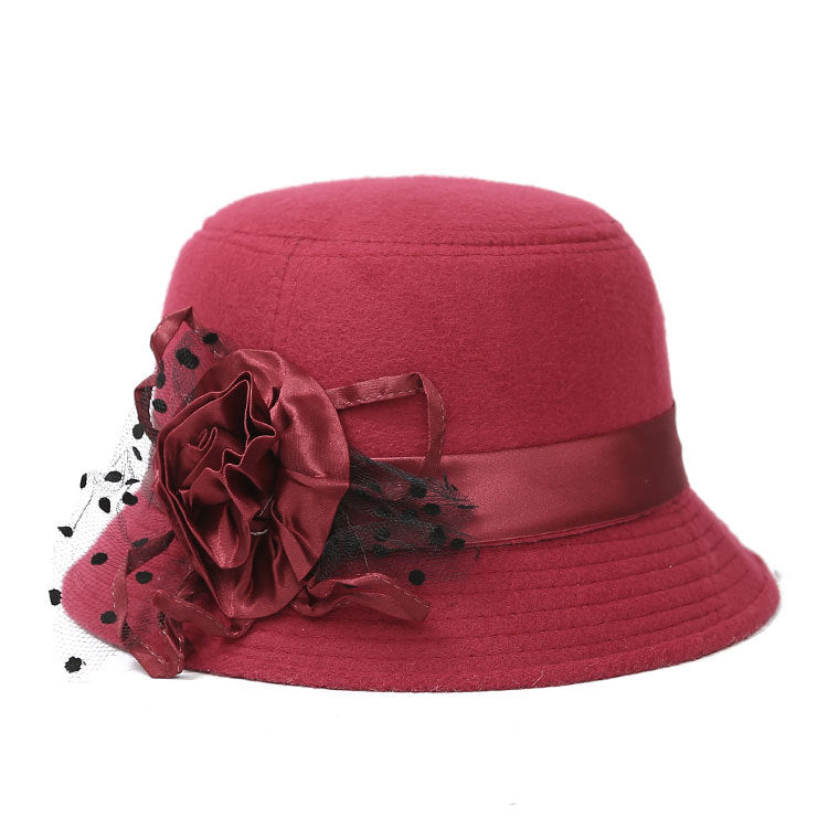 Chapeau en laine à large bord pour femme | AOMshop