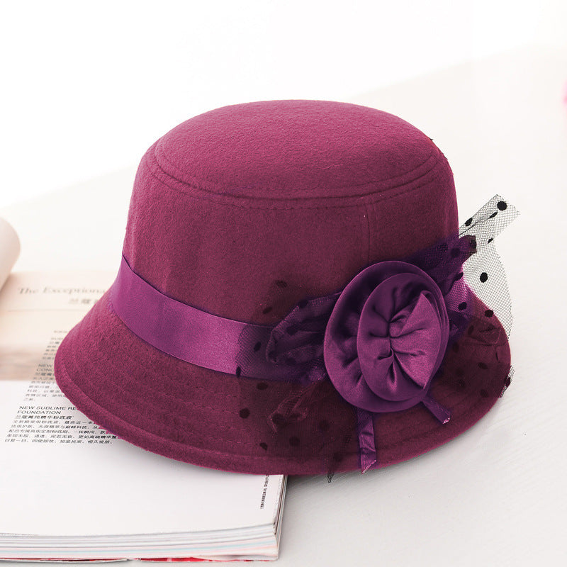 Chapeau en laine à large bord pour femme | AOMshop