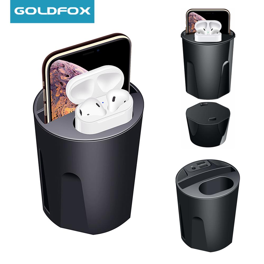 Chargeur sans fil 10W pour voiture avec support de tasse pour iPhone 13, 12 Pro, XS, XR/X, Samsung Galaxy S9/S8/Note10/Note9