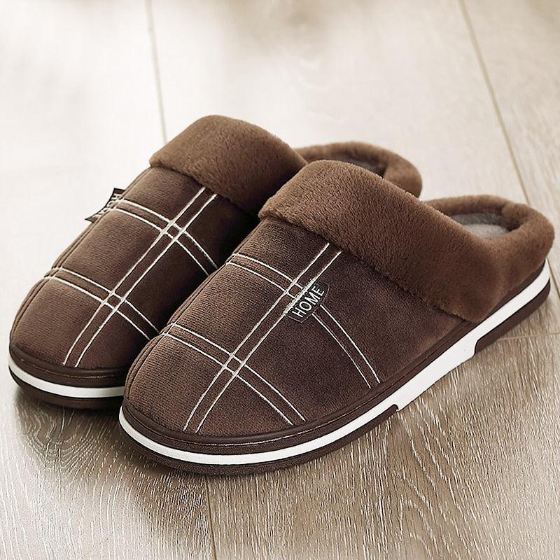 Chaussons de maison pour hommes Brown
