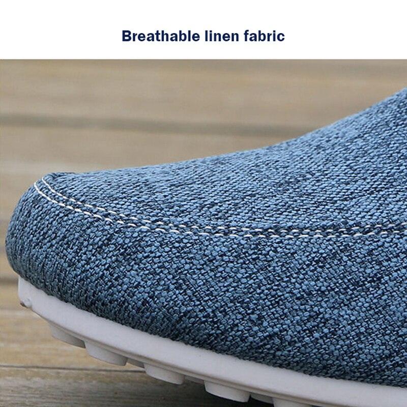 "Chaussures Hommes 2022 : Mocassins en toile casual et respirants"