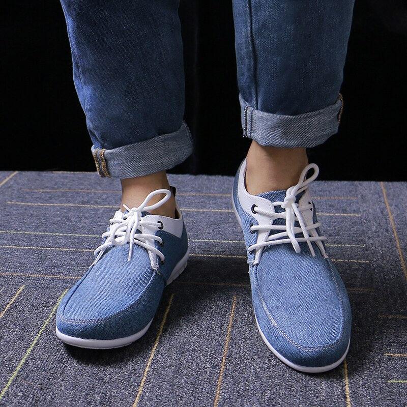 "Chaussures Hommes 2022 : Mocassins en toile casual et respirants"