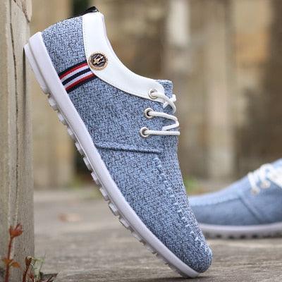 Chaussures-Hommes-Décontractées en Toile 2020 887 Blue
