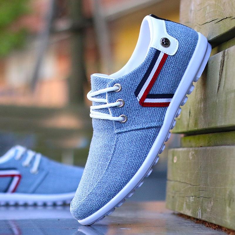Chaussures-Hommes-Décontractées en Toile 2020