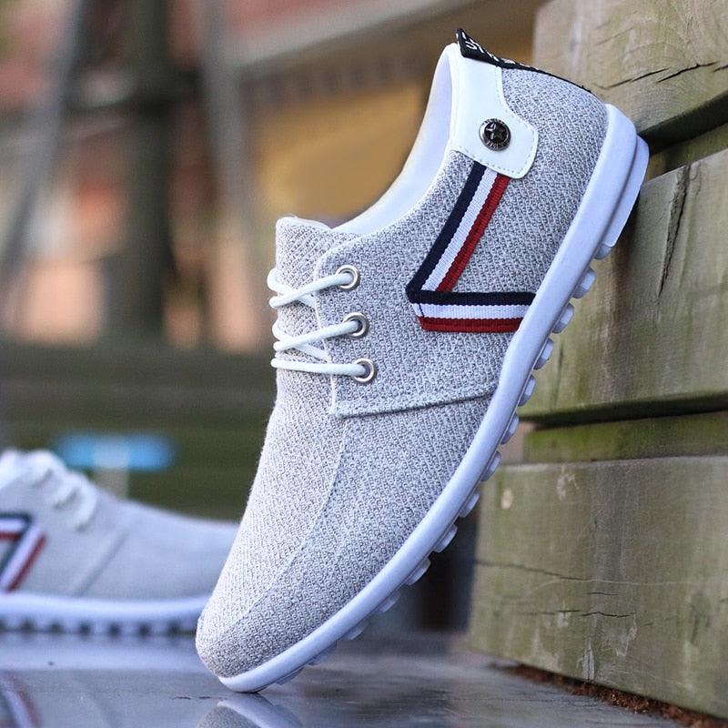 Chaussures-Hommes-Décontractées en Toile 2020