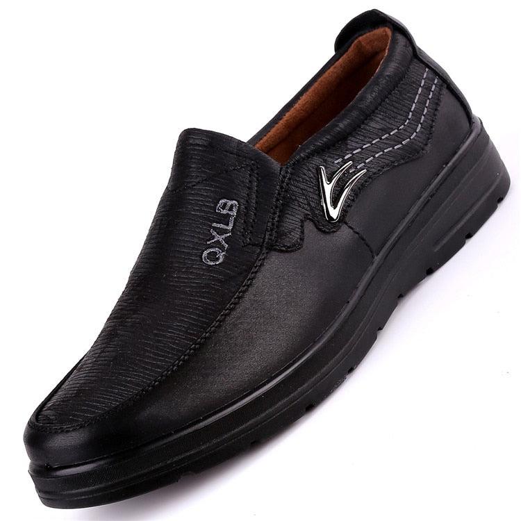 Chaussures Hommes en Cuir à la Mode 1 black