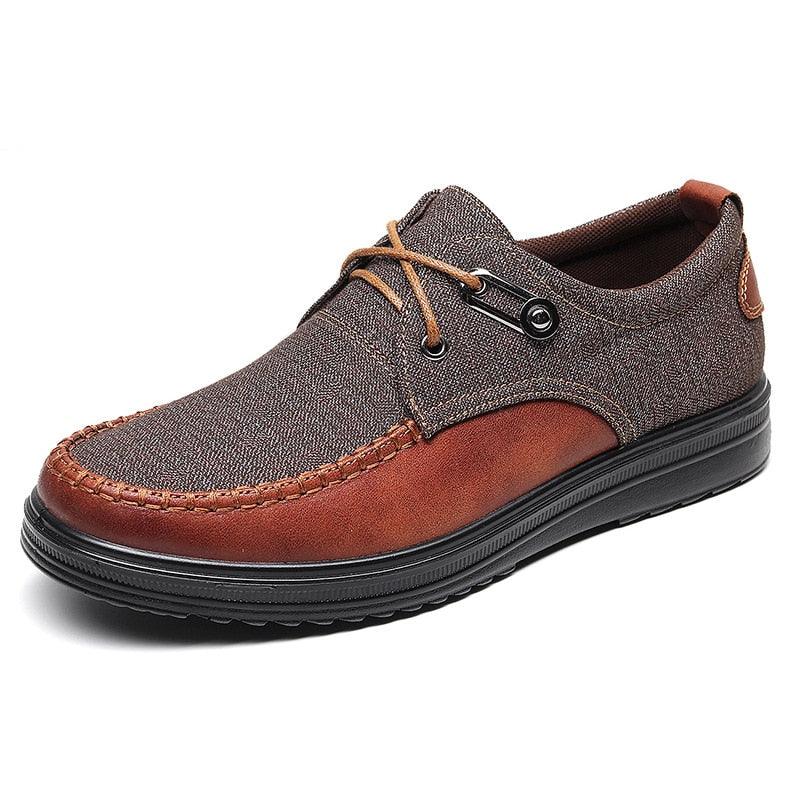 Chaussures Hommes en Cuir à la Mode 4 Brown