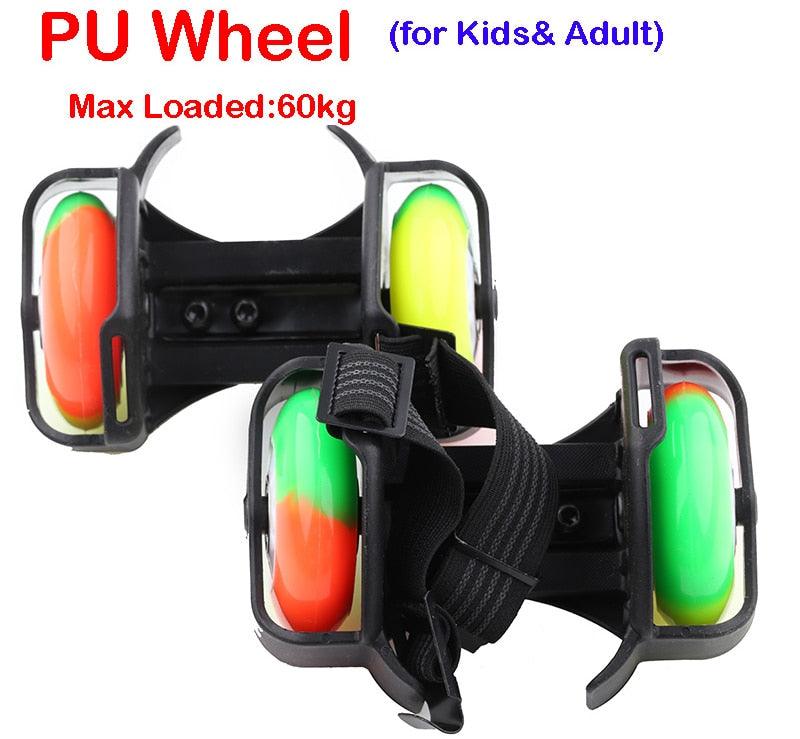 Chaussures à roulettes clignotantes | Rollers pour enfants et adultes 50kg PVC