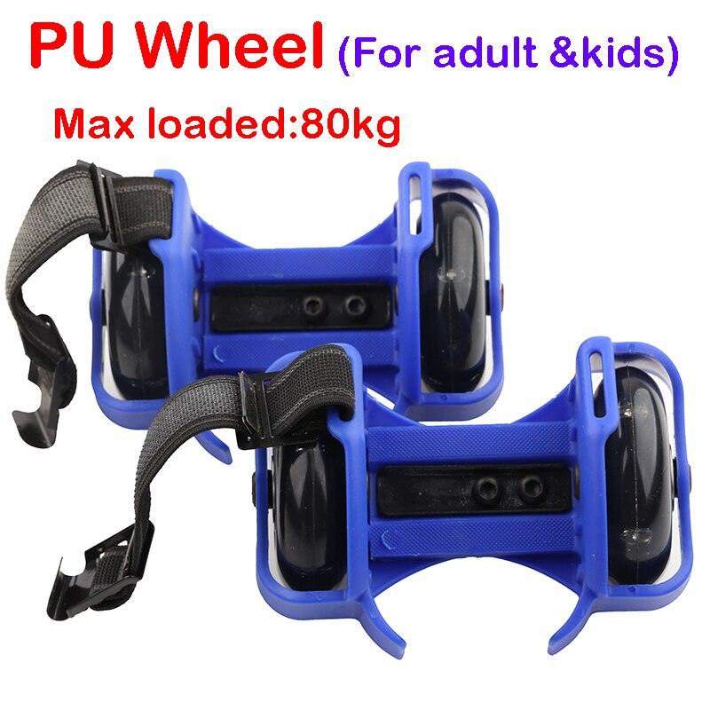 Chaussures à roulettes clignotantes | Rollers pour enfants et adultes 80kg PU blue