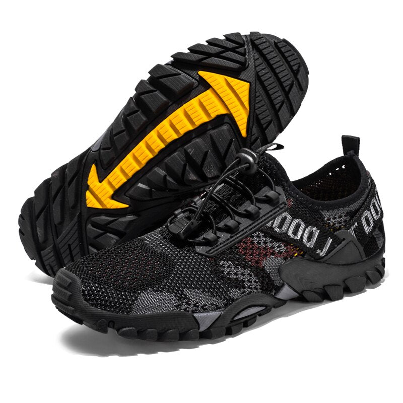 Chaussures aquatiques pour homme : parfaites pour la plage et la randonnée aquatique A01-9322-Black