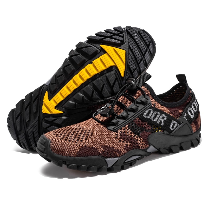 Chaussures aquatiques pour homme : parfaites pour la plage et la randonnée aquatique A01-9322-Brown