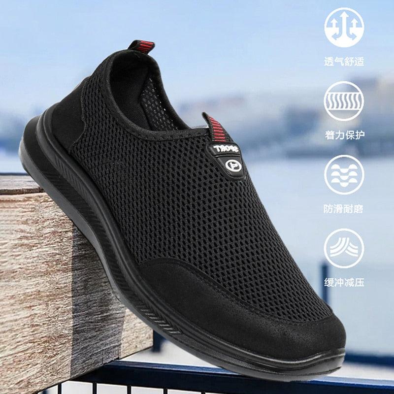 "Chaussures d'été pour hommes : Slip-on, respirantes et confortables"