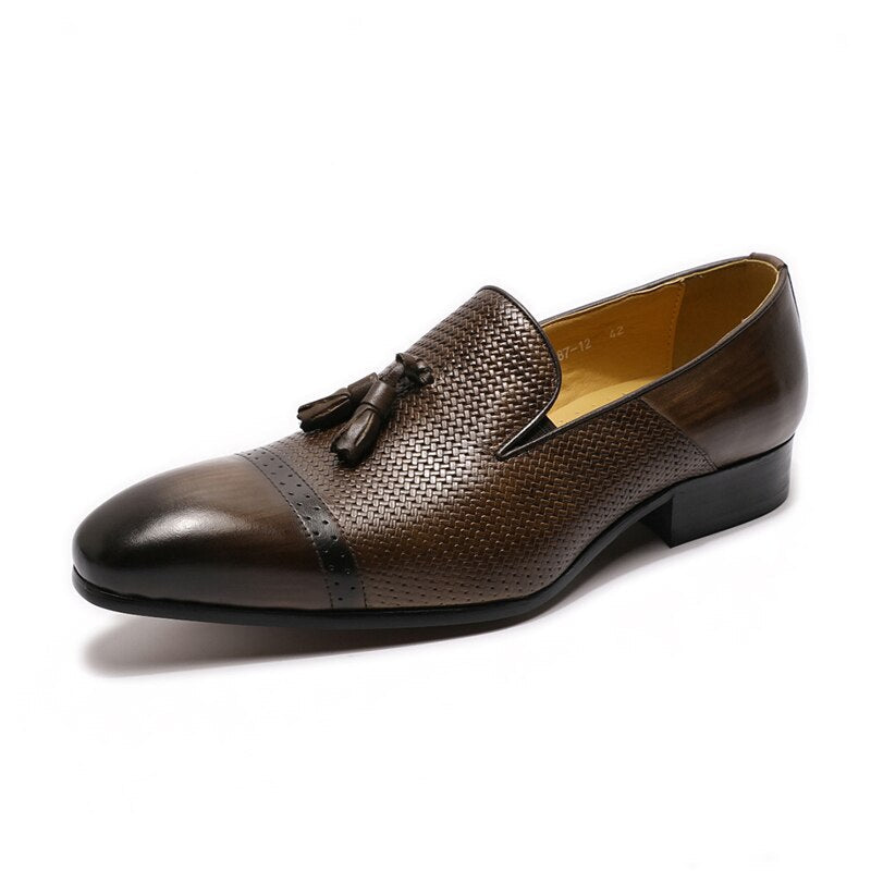 "Chaussures d'hiver pour homme - en cuir véritable, élégantes et confortables"