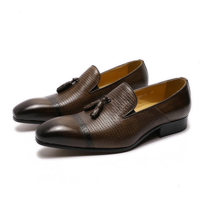 "Chaussures d'hiver pour homme - en cuir véritable, élégantes et confortables"