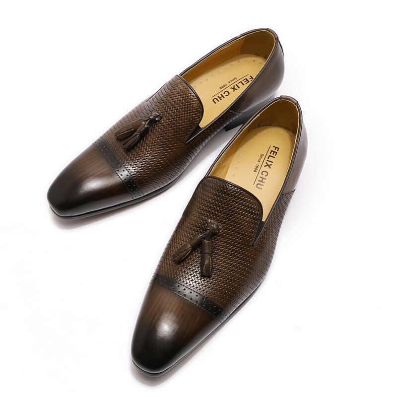 "Chaussures d'hiver pour homme - en cuir véritable, élégantes et confortables"