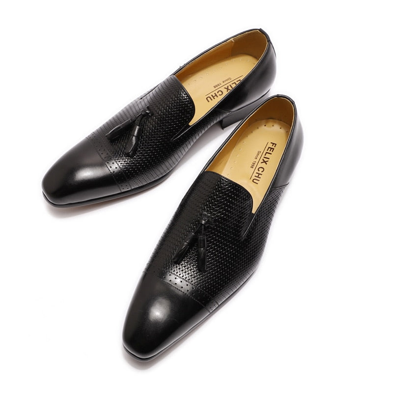 "Chaussures d'hiver pour homme - en cuir véritable, élégantes et confortables"