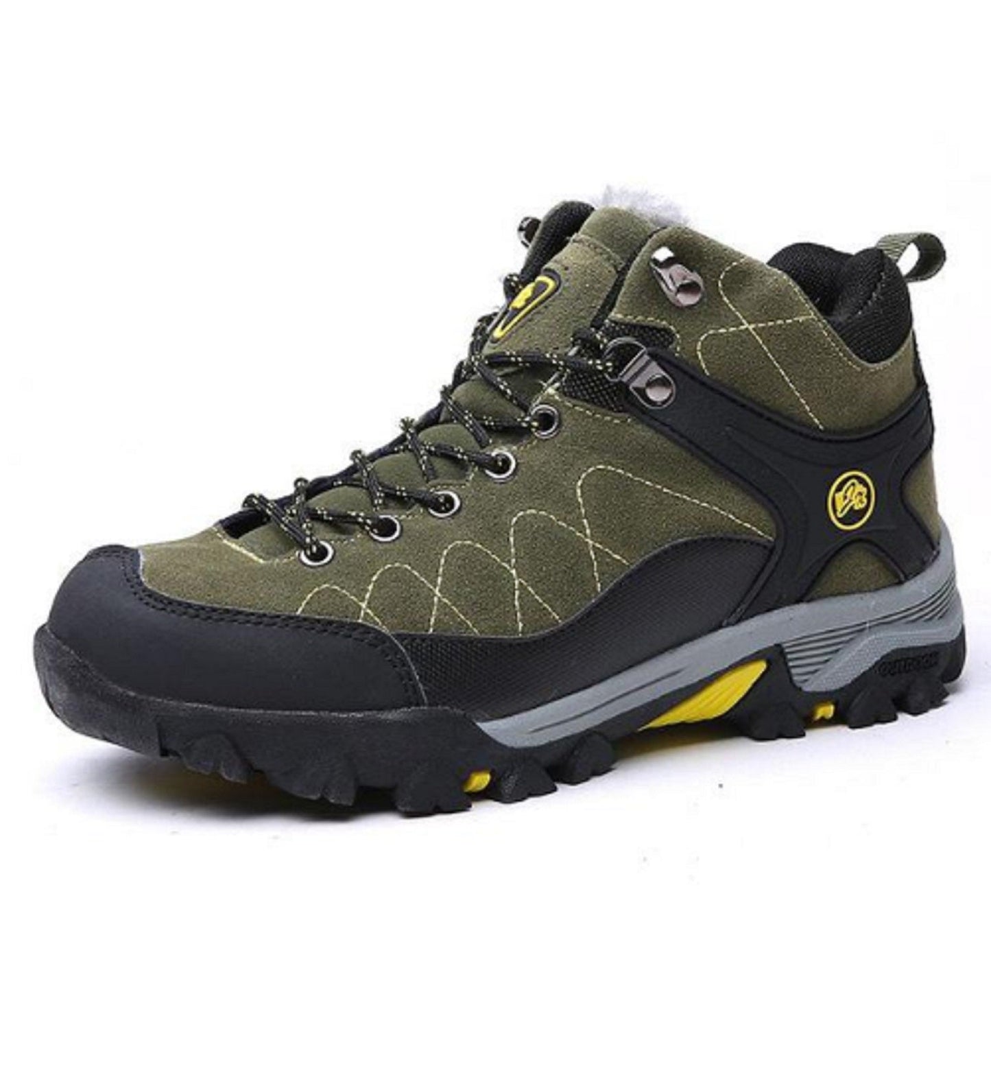 Chaussures de randonnée hautes et chaudes pour l'extérieur - AOMshop Green