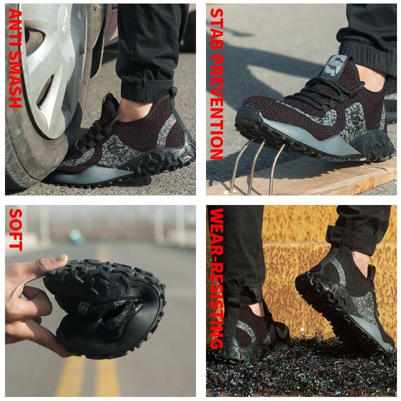"Chaussures de sécurité à embout en acier : légères et confortables pour le travail"