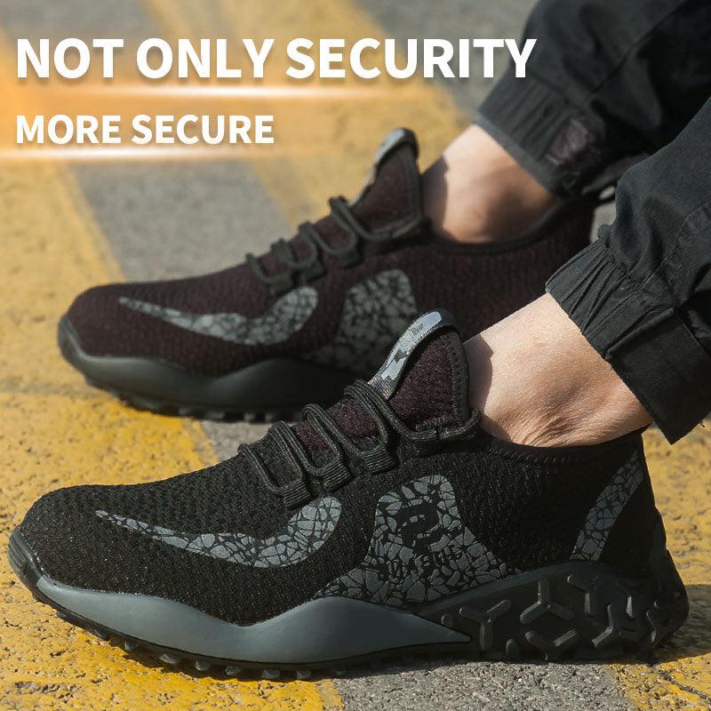 "Chaussures de sécurité à embout en acier : légères et confortables pour le travail"