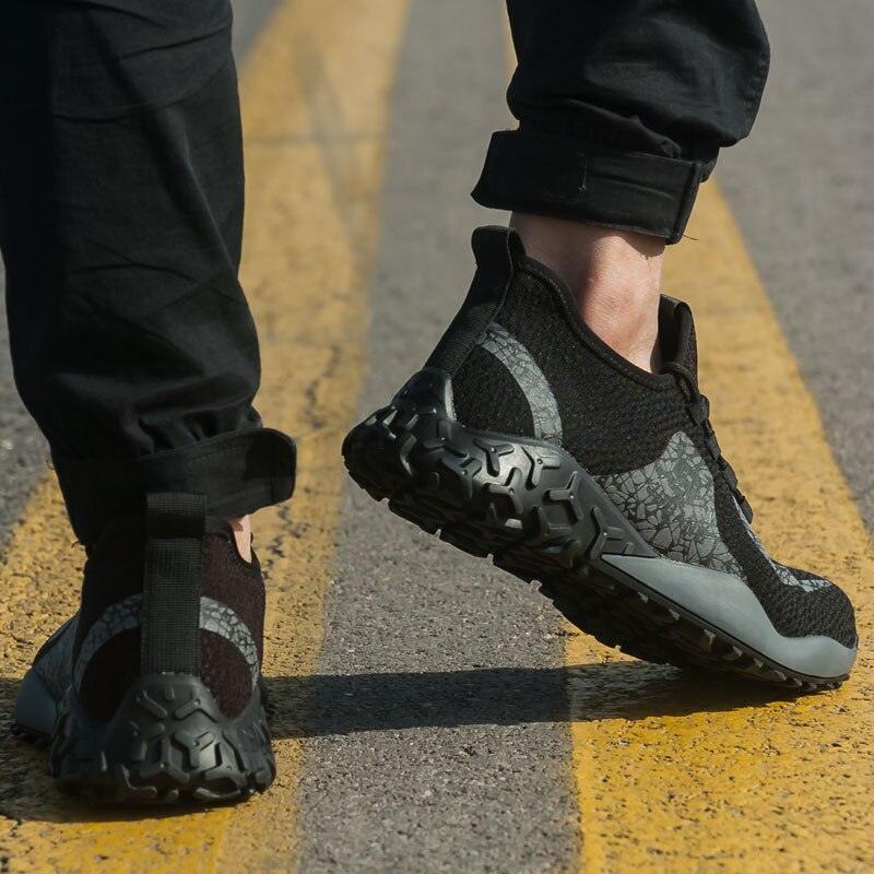 "Chaussures de sécurité à embout en acier : légères et confortables pour le travail"