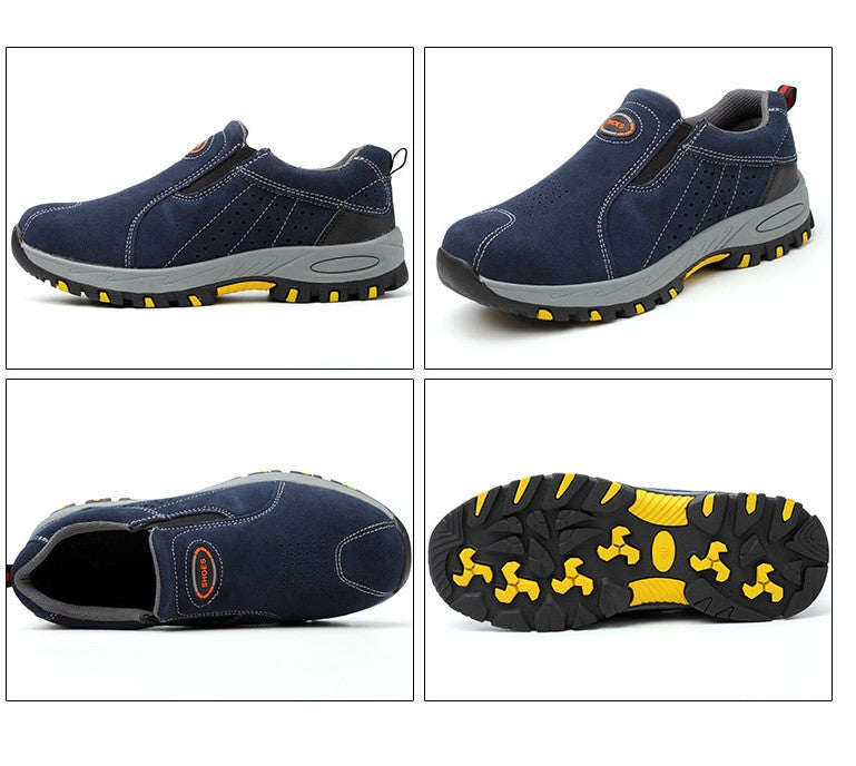 Chaussures de sécurité anti-écrasement et anti-perforation - AOMshop 119 blue