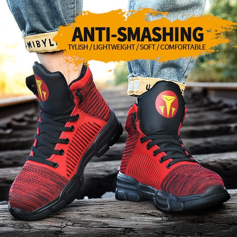 "Chaussures de sécurité indestructibles avec embout en acier pour hommes et femmes"