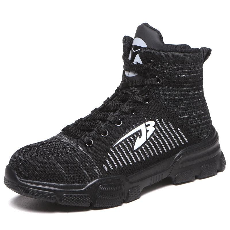 "Chaussures de sécurité indestructibles avec embout en acier pour hommes et femmes" Gray