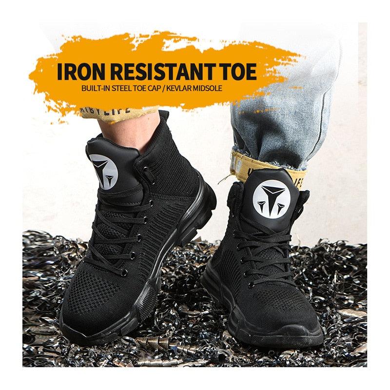"Chaussures de sécurité indestructibles avec embout en acier pour hommes et femmes"