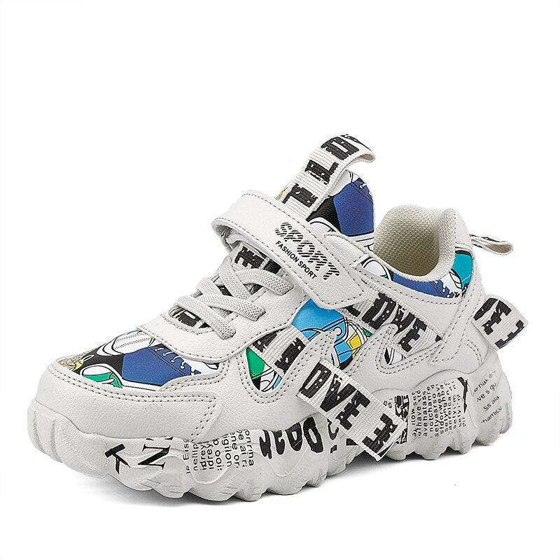 Chaussures de sport-enfants- baskets- garçons Beige