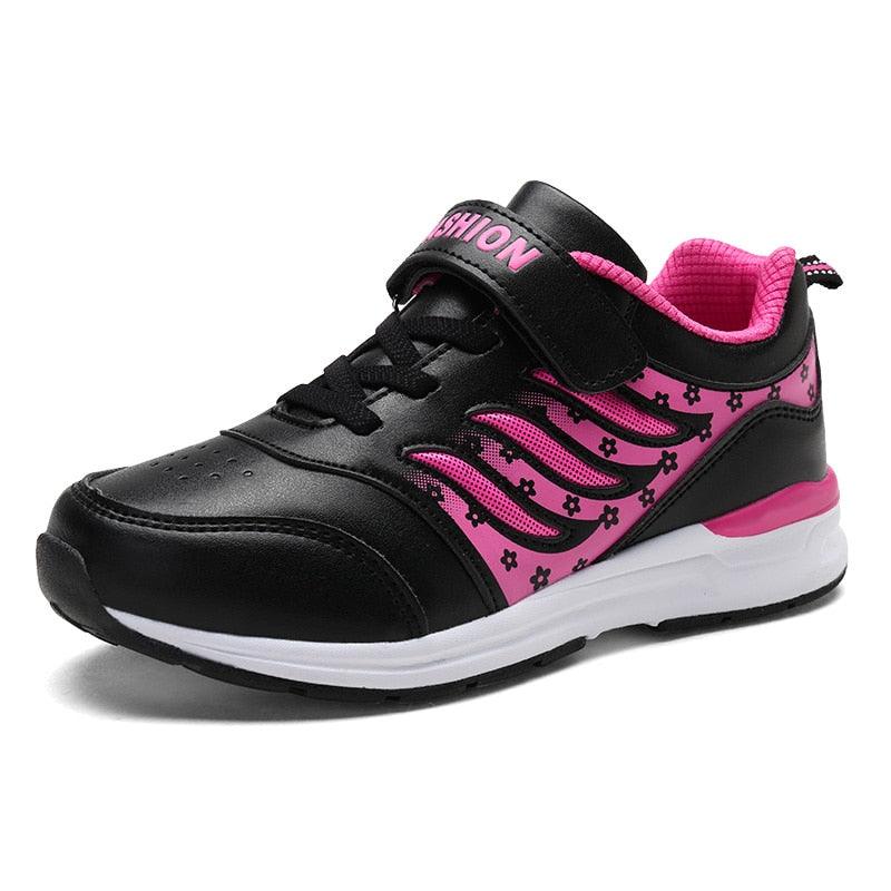 Chaussures de sport pour enfants : imperméables, respirantes et antidérapantes Black