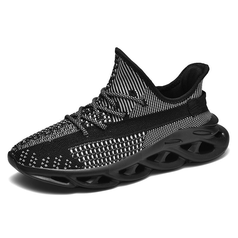 Chaussures de sport pour homme confortables et légères - AOMshop black gray