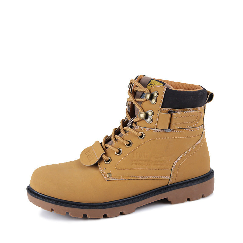 Chaussures de travail Chaussures de désert montantes - AOMshop Yellow