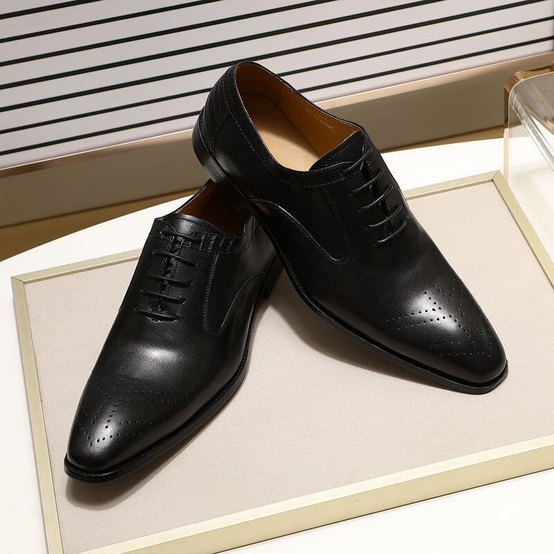 Chaussures en cuir véritable pour homme 2022 - Mariage, bureau, affaires