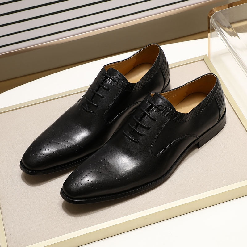 Chaussures en cuir véritable pour homme 2022 - Mariage, bureau, affaires