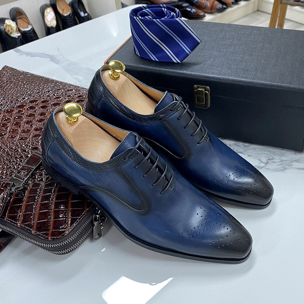 Chaussures en cuir véritable pour homme 2022 - Mariage, bureau, affaires
