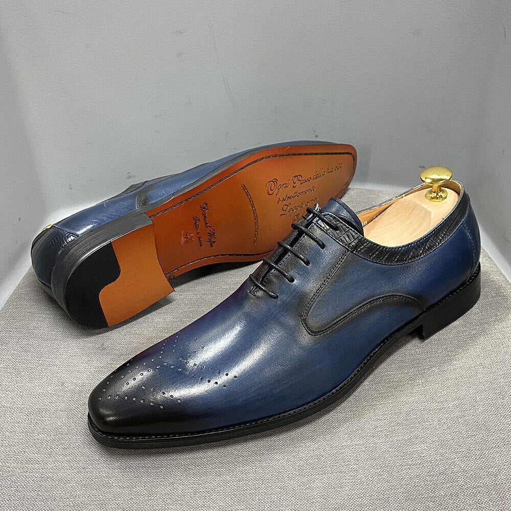 Chaussures en cuir véritable pour homme 2022 - Mariage, bureau, affaires