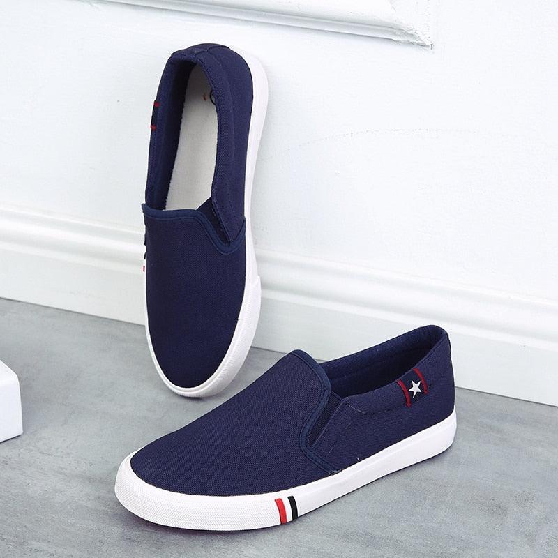 "Chaussures homme PUPUDA en toile : confortables et tendances pour l'été" blue