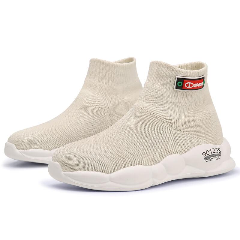 "Chaussures pour enfants tendance et décontractées, baskets respirantes Beige
