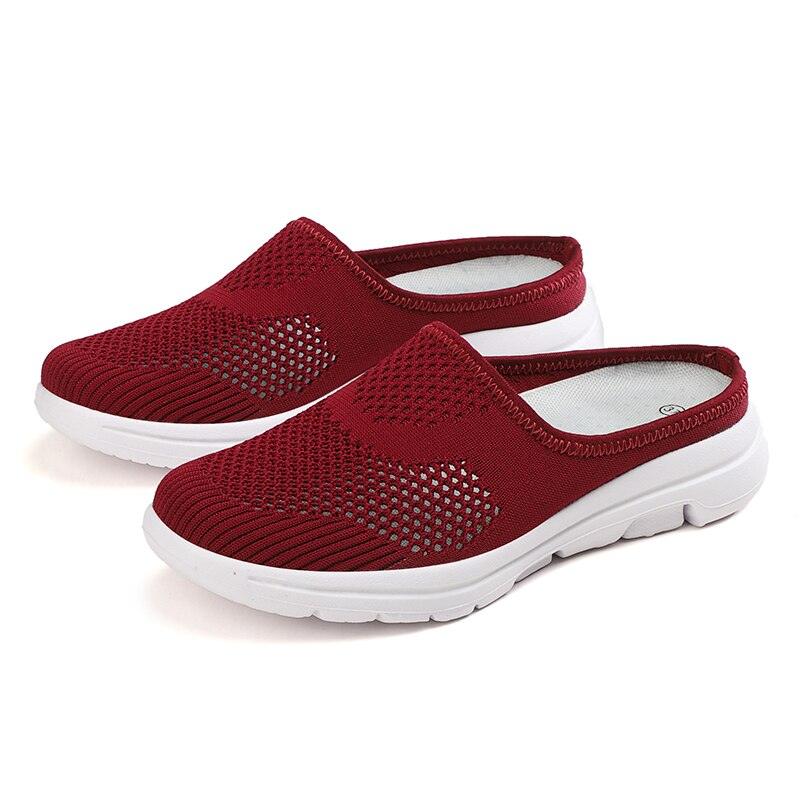 Chaussures pour femmes légères et respirantes pour le printemps red