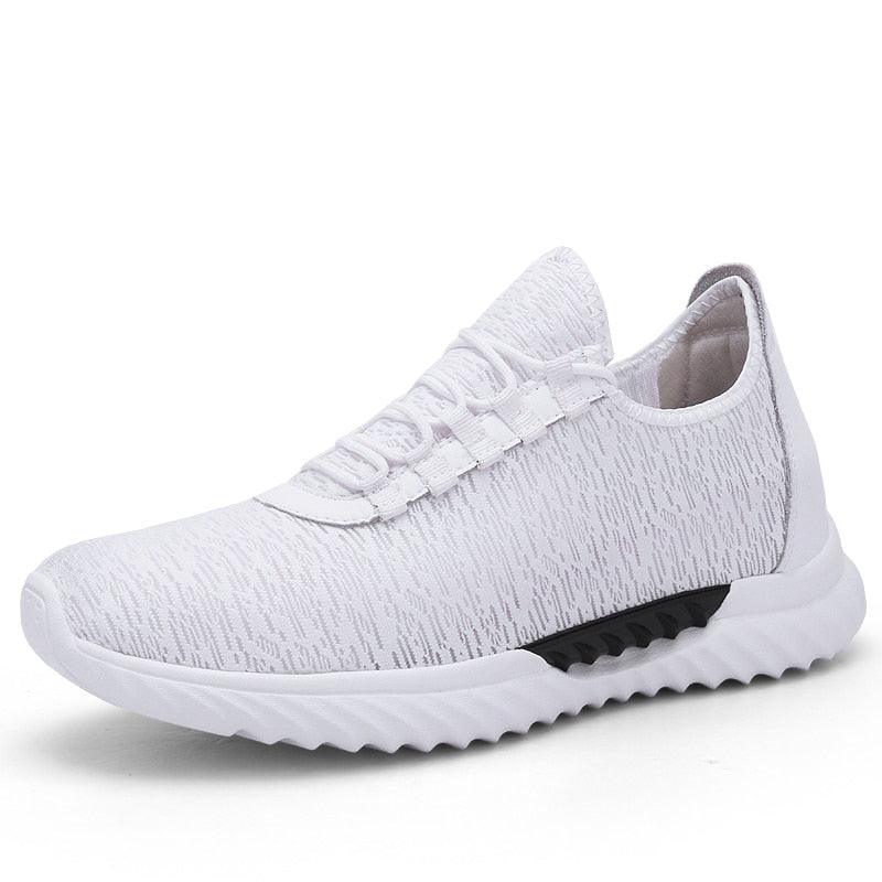 Chaussures rehaussantes pour homme de 6cm white