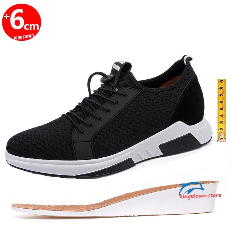 Chaussures rehaussantes pour homme de 6cm black 1717