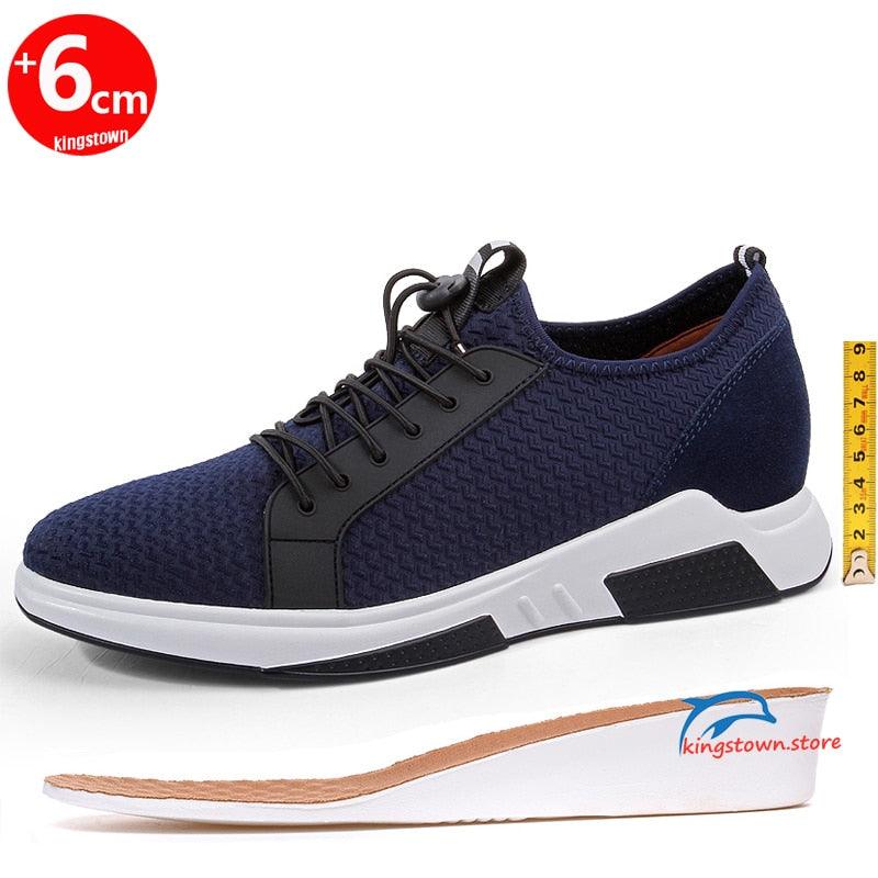 Chaussures rehaussantes pour homme de 6cm blue 1717