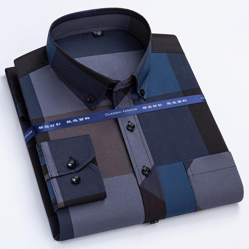 "Chemises habillées pour homme, dernier cri de printemps et d'automne" Mens shrit 28