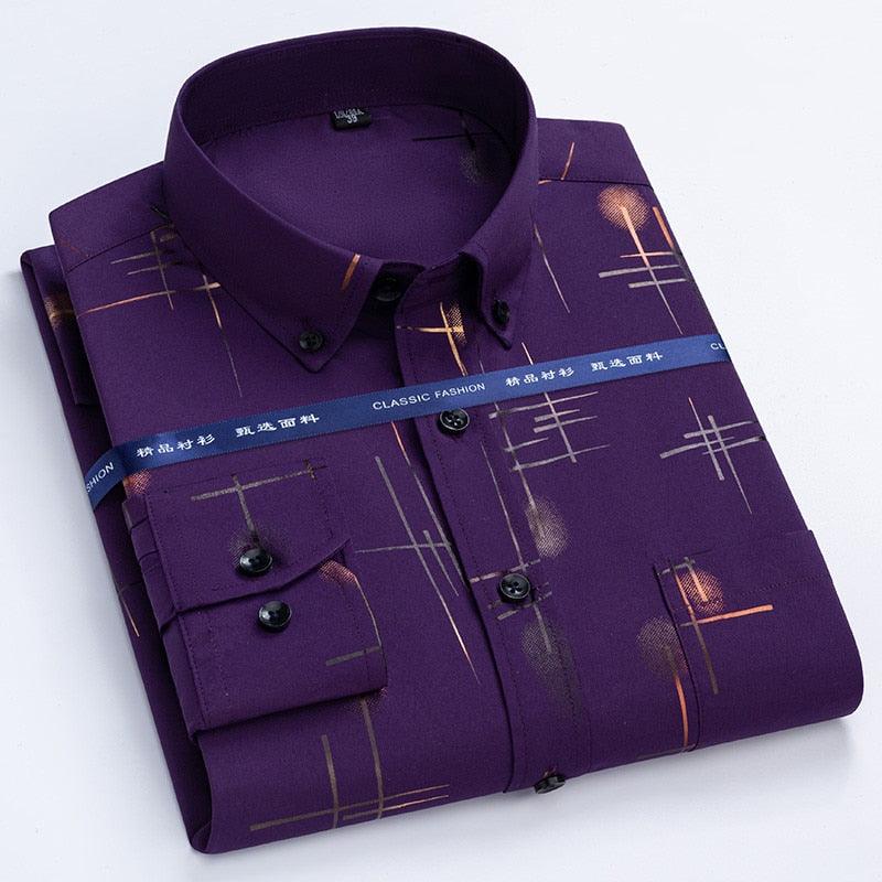 "Chemises habillées pour homme, dernier cri de printemps et d'automne" Mens shrit 26